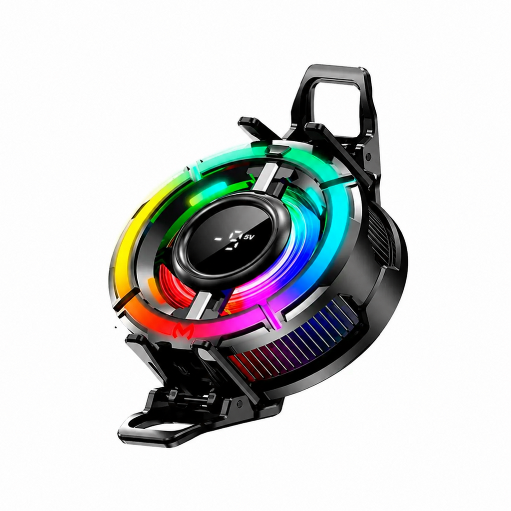 MEMO CX15 Digital Display Mobile Cooling Fan With Four Types RGB Light